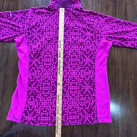 Columbia vibrant patterned 1/4 zip fleece pullover size XL (fits smaller) - Picture 15 of 15